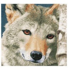 Lanarte Набор для вышивания Волк 35 х 35 см (0166758-PN)