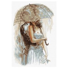 Luca-S Набор для вышивания Под зонтом 2, 23.5 х 36 см, B2294