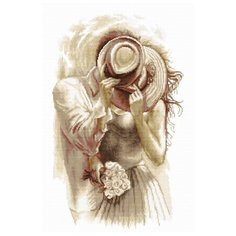 Luca-S Набор для вышивания Шляпа к шляпе, 36 х 22 см, B2295