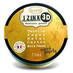 Паста Efco IZINK 3D на водной основе 75 мл gold