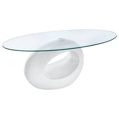 Столик Woodville Orfeo, ДхШ: 110 х 60 см, белый