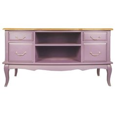 Тумба под телевизор Этажерка Leontina, ШхГхВ: 120х50х64 см, цвет: Lavanda