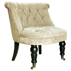 Классическое кресло Garda Decor PJC742 обивка: ткань, цвет: бежевый
