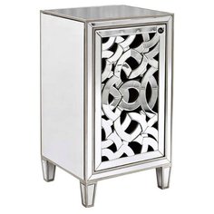 Тумба для гостиной Garda Decor KFC972, ШхГхВ: 49.2х44.5х86.5 см, цвет: зеркальный