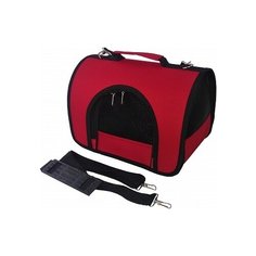 Сумка-переноска для кошек и собак LOORI Z8395/Z8357 46х28х29 см красный