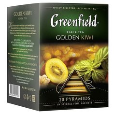 Чай черный Greenfield Golden Kiwi в пирамидках, 36 г 20 шт.