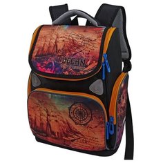 Stelz Ранец 1815-002, черный/оранжевый