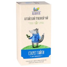 Чай зеленый Altaivita Секрет тайги в пирамидках, 10 шт. Алтайвита