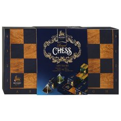Чай Richard Royal chess ассорти в пирамидках подарочный набор, 32 шт.