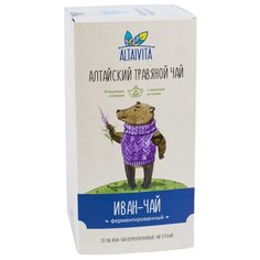 Чай зеленый Altaivita Иван-чай в пирамидках, 10 шт. Алтайвита
