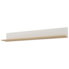 Полка Stolline Катания СТЛ.331.13 136х21 см , белый/дуб небраска