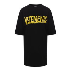 Хлопковая футболка Vetements
