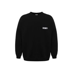 Хлопковый свитшот Vetements