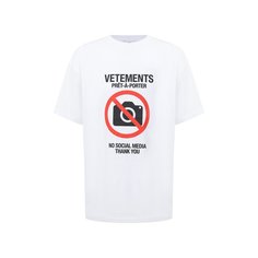 Хлопковая футболка Vetements
