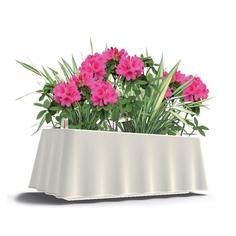 Кашпо brezza 50х20 кремовый с автополивом (30352) Bama