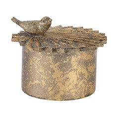 Шкатулка с птичкой Glasar 13x13x10см ГЛАСАР
