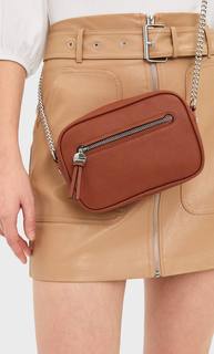 Stradivarius Сумка С Плечевым Ремнем И Молнией Женская Коллекция Цвет Светлой Верблюжьей Шерсти 103