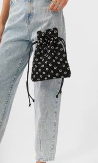Stradivarius Сумка С Бисером Женская Коллекция Черный 103