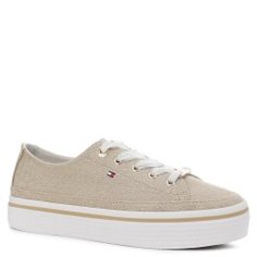 Кеды TOMMY HILFIGER FW0FW04845 золотисто-бежевый