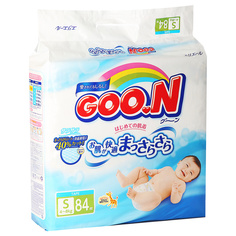 Подгузники Goon S (4-8 кг), 84 шт.