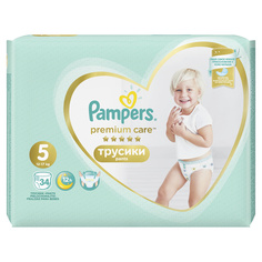 Трусики Pampers Premium Care 5 (12-17 кг), 34 шт.