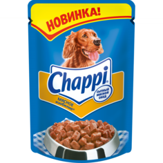 Влажный корм для собак Chappi, мясное изобилие, 100г