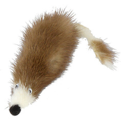 Игрушка для кошек PETTO Professional Gosi, мышь-норка, M, на картоне с еврослотом