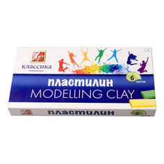 Пластилин ЛУЧ Классика 6 цветов 12С878-08