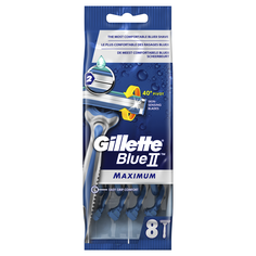Одноразовая мужская бритва Gillette Blue2 Maximum 8 шт
