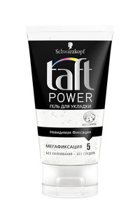 Гель для укладки волос Taft Power Невидимая фиксация мегафиксация 150 мл
