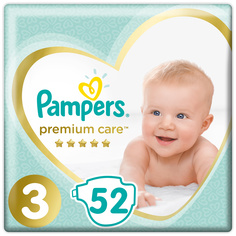 Подгузники Pampers Premium Care Midi (6-10 кг) Экономичная 52 шт.