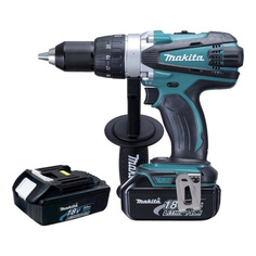 Аккумуляторная дрель-шуруповерт Makita DDF458RFE
