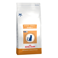 Сухой корм для кошек ROYAL CANIN Senior Consult Stage 1 старше 7 лет, домашняя птица,1,5кг