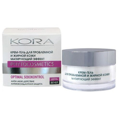 Крем-гель матирующий КОРА Для проблемной и жирной кожи, 50 мл
