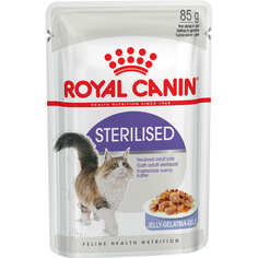 Влажный корм для кошек ROYAL CANIN Sterilised, для стерилизованных, мясо, 12шт по 85г