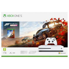 Игровая приставка Microsoft Xbox One S 1Tb White + Игра Forza Horizon 4