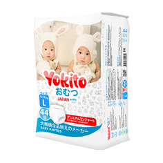 Подгузники-трусики Yokito L (9-14 кг), 44 шт.