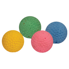Игрушка для кошек Triol Мяч для Гольфа, в ассортименте, 40 мм, 60 шт