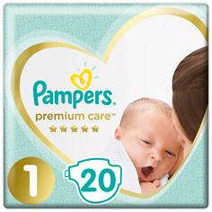 Подгузники для новорожденных Pampers Premium Care Newborn (2-5 кг) 20 шт.