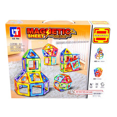 Магнитный 3D-конструктор Magnetic Sheet 46 дет. Shantou Gepai LT1002
