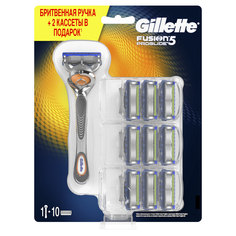 Мужская бритва Gillette Fusion Proglide с 10 сменными кассетами