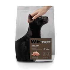 Сухой корм для кошек Winner, при МКБ, курица, 2 кг
