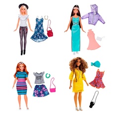 Кукла Mattel Барби Игра с модой с набором одежды, в ассортименте