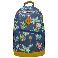 Рюкзак Action! Пальмы Фламинго темно-синий 21 л