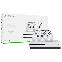 Игровая приставка Microsoft Xbox One S 1Tb White + 2 Gamepad