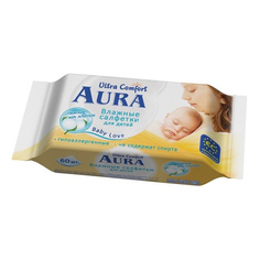 Влажные салфетки Aura Ultra Comfort, 60 шт.