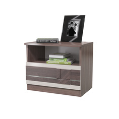 Тумба прикроватная Гранд-Кволити Презент 4-0919 бодега тёмный/бодега светлый, 50х36х42 см.