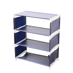 Стойка для обуви Blonder Home BH-SHELF-09 52х41х21 см, темно-синий