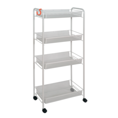 Этажерка Ладья 24 К на колесиках, серый ЗМИ