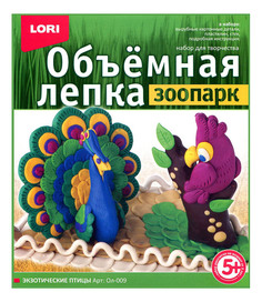 Набор для лепки из пластилина LORI Зоопарк